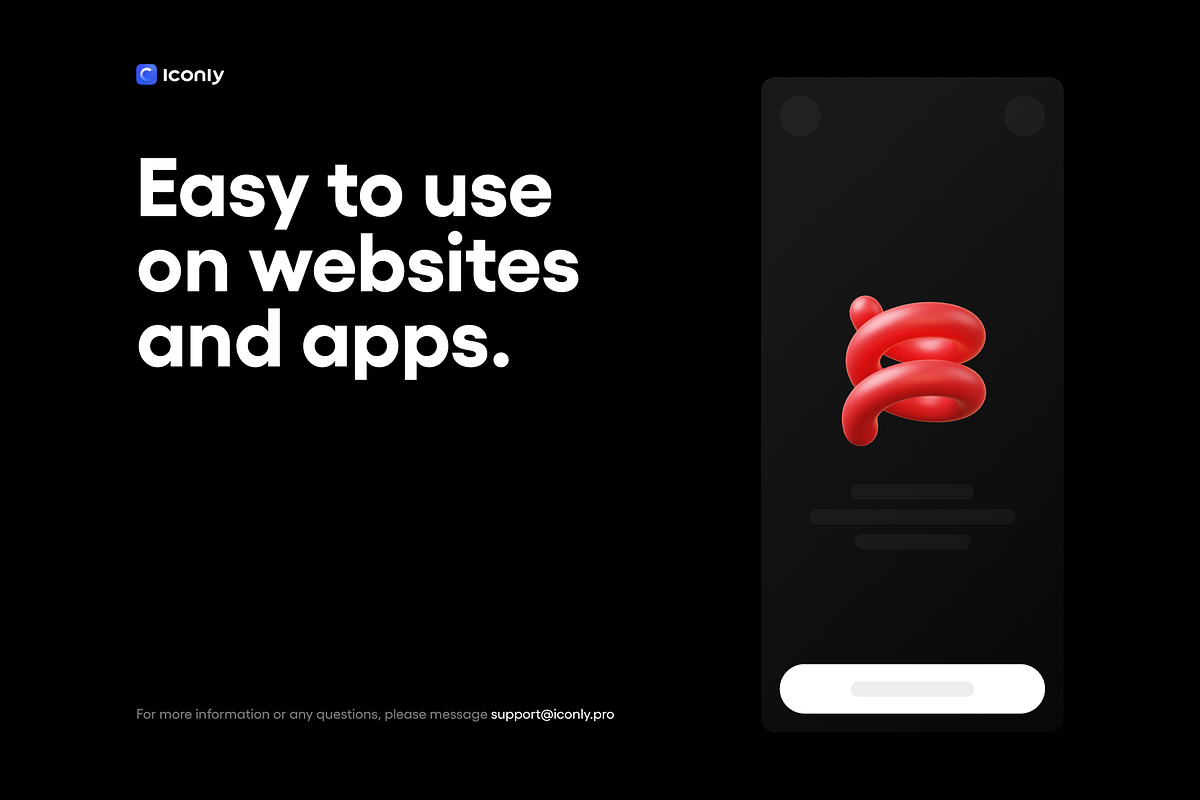 Iconly Pro, 3D Shape icons, an Object 3D Model by Iconly Pro (Photo 5 of 8)