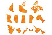 Canada Provinces Territories Clipart, an Illustration by SugarPickle Clip Art (Thumbnail 8 of 11)