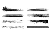 Car tire tracks texture set, a Texture Illustration by SergeyBitos (Thumbnail 2 of 12)