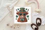 Highland Crochet Cow St Patrick’s Da, an Illustration by CraftArtStudio (Thumbnail 4 of 4)