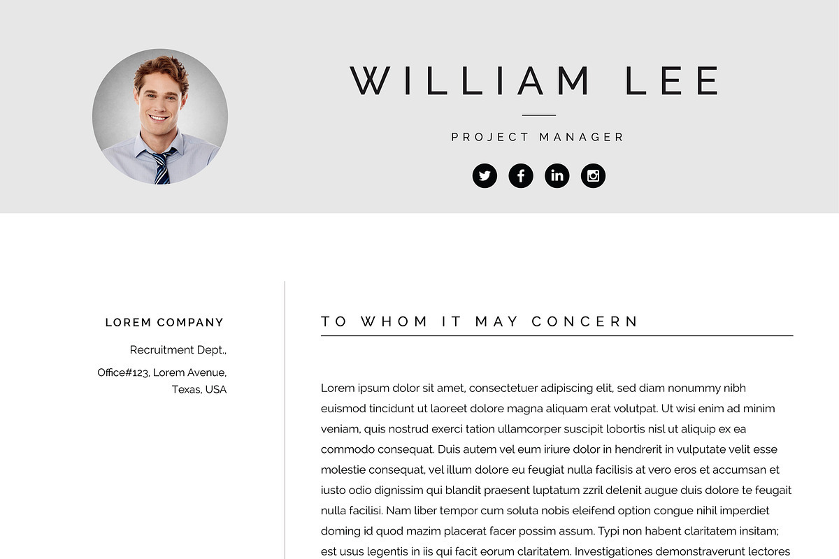 Creative Resume, a Resume Template by GraphicaShop (Photo 6 of 6)