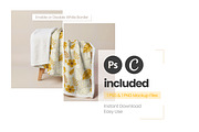 Sherpa Blanket Studio Mockup, an Apparel Mockup by Mockups Studio (Thumbnail 2 of 8)