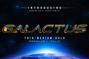 Galactus - SCIFI Font Family, a Sans Serif Font by Burntilldead (Thumbnail 1 of 7)