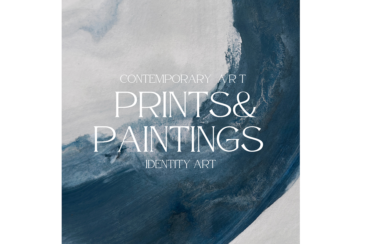 MODERN BLUE AND WHITE TEXTURE, a Texture Illustration by identity.ART (Photo 8 of 9)