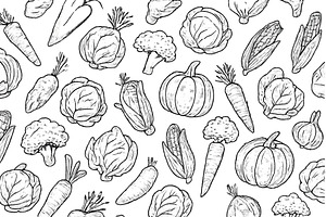 Colorful collection of hand-drawn, a Food & Drink Photo by ZinetroN