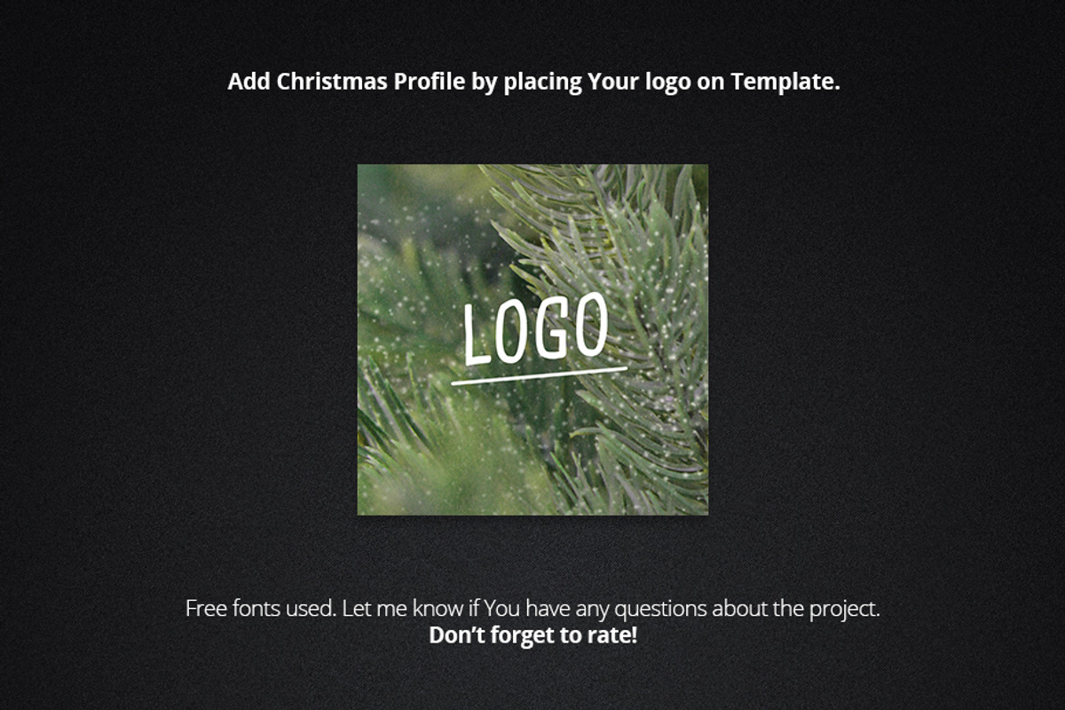 Christmas Facebook Cover + Profile, a Social Media Template by pixart_pm (Photo 4 of 4)