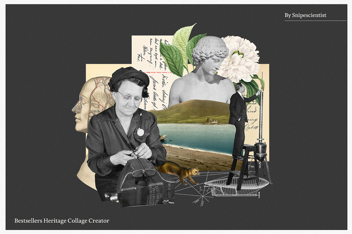 Bestsellers Heritage Collage Creator, an Object Graphic by SNIPESCIENTIST (Photo 43 of 64)