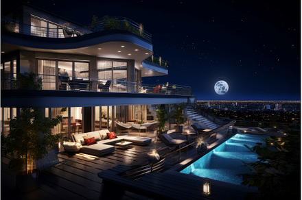 Spacious Luxury apartment bedroom, an Architecture Photo by Ylivdesign