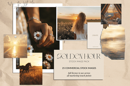Golden Hour Stock Images, a Background Photo by The Brand Alchemists