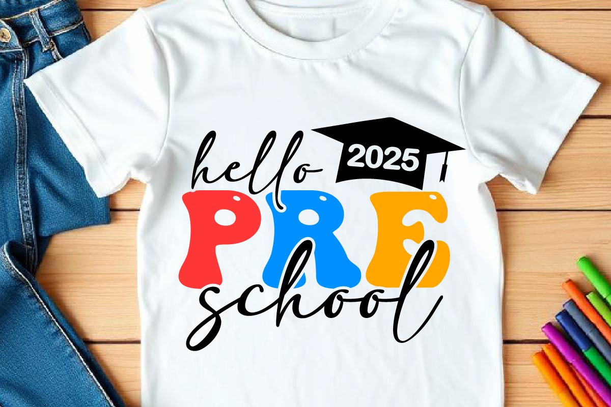 Preschool Graduate 2025 Svg Png, an Object Graphic by Digi_Design_World (Photo 2 of 6)