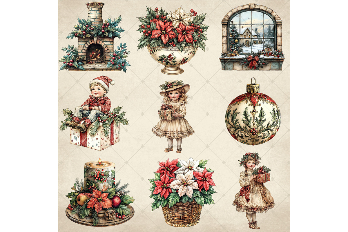 Christmas Traditions Clipart PNG, an Illustration by Memories By Lea (Photo 4 of 8)
