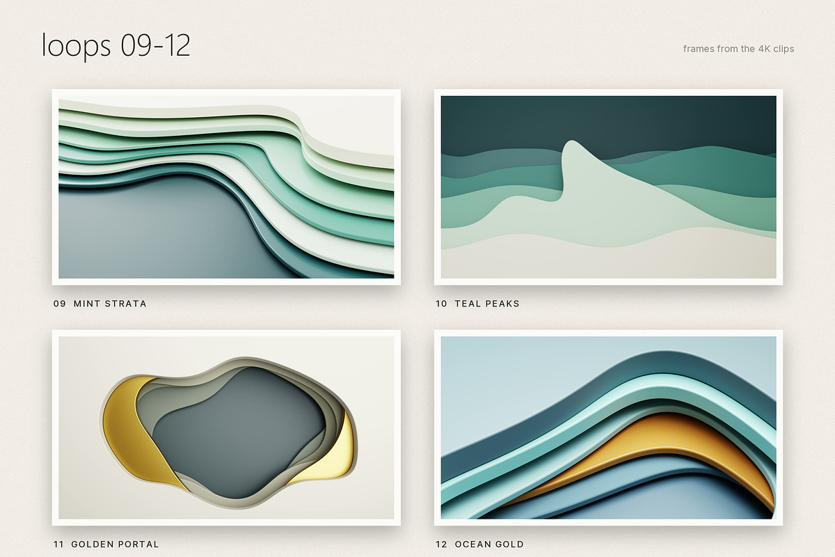 Paper Relief - 12 4K Loops, a Background Graphic by Photocreo Michal Bednarek (Photo 4 of 7)