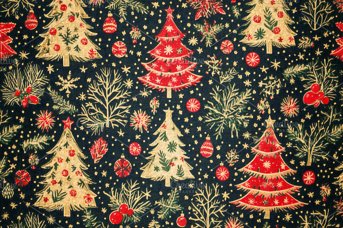 Christmas Papers Pattern Ornament, a Pattern Graphic by VetalStock (Photo 3 of 6)