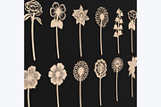 12 Birth Month Flowers, an Object Graphic by ThemeXDigital (Thumbnail 6 of 8)