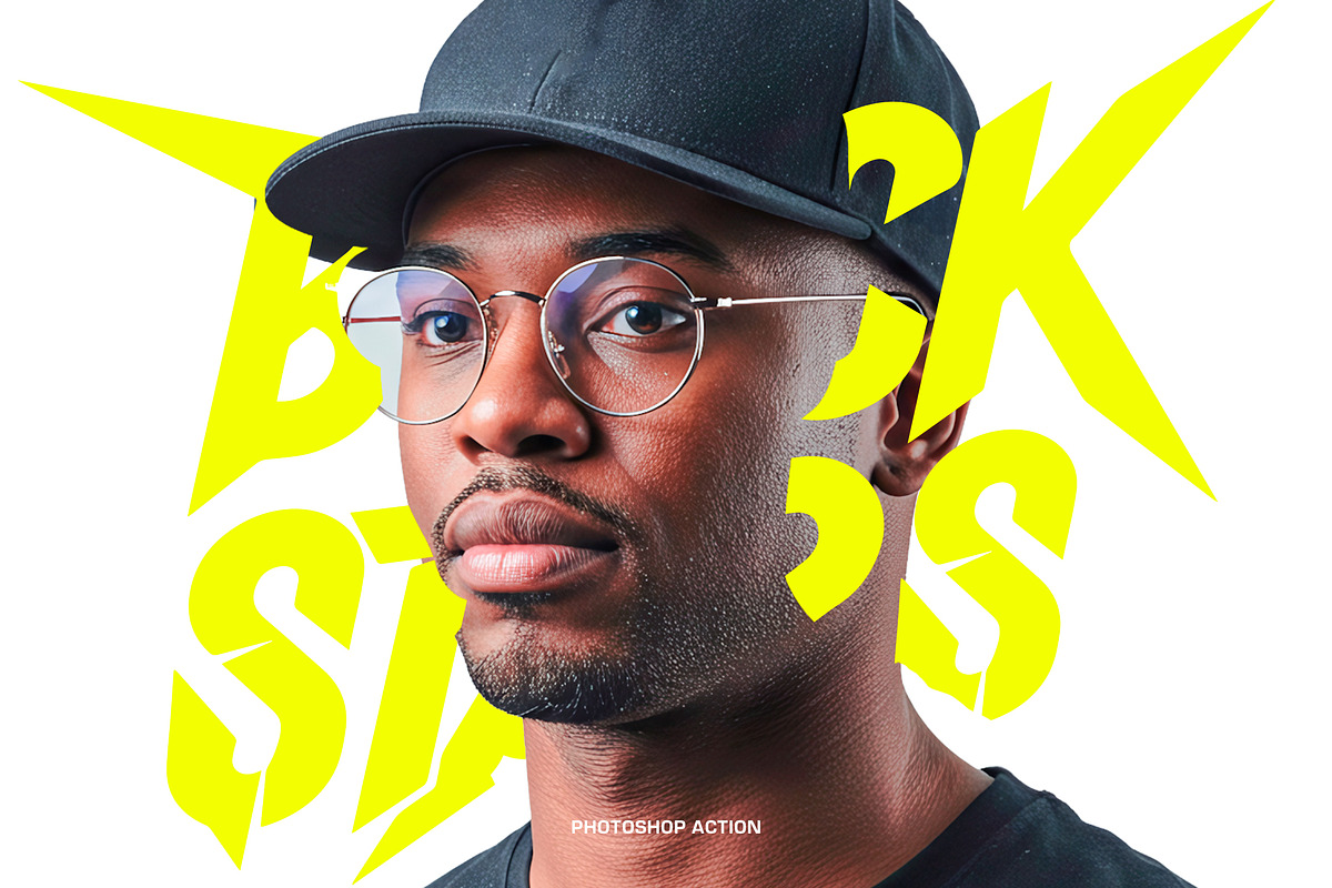 The Black Stars Photoshop Action, an Action Add-On by iHemalaya (Photo 1 of 5)