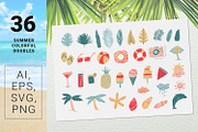 Beach Vibes - Summer design kit, an Object Graphic by Gray Cat Graphics (Thumbnail 12 of 14)