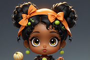Procreate Chibi Halloween Stamps, a Brush Add-On by OneBerryCreations (Thumbnail 8 of 9)