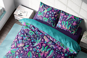 Vibrant Floral Space Pattern, a Pattern Graphic by Velliniki (Thumbnail 7 of 10)