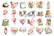 Valentine's Day Clipart, an Illustration by Daily.Designs (Thumbnail 5 of 5)