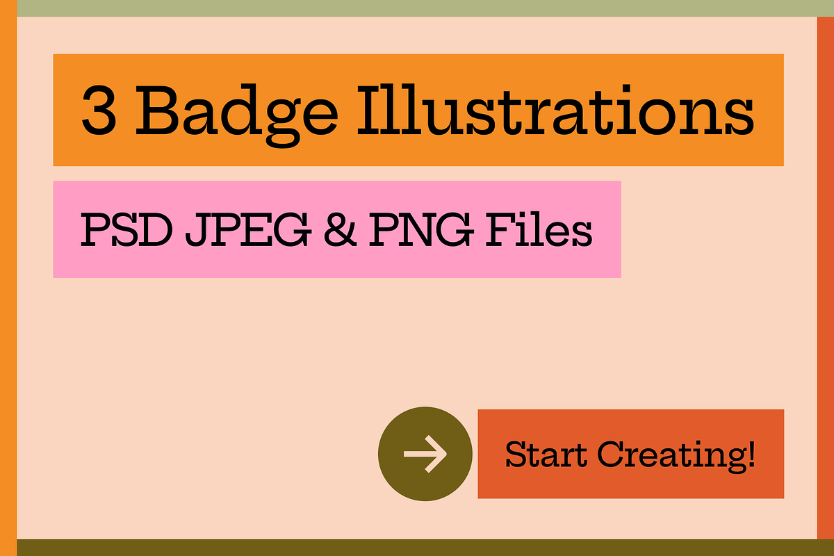 Outdoor Camping Illustration Badges, an Illustration by Abigail Creative (Photo 7 of 7)