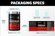 2lb Whey Protein Jar Mockup B1-Pro, a Packaging Mockup by Design Warlord (Thumbnail 13 of 16)