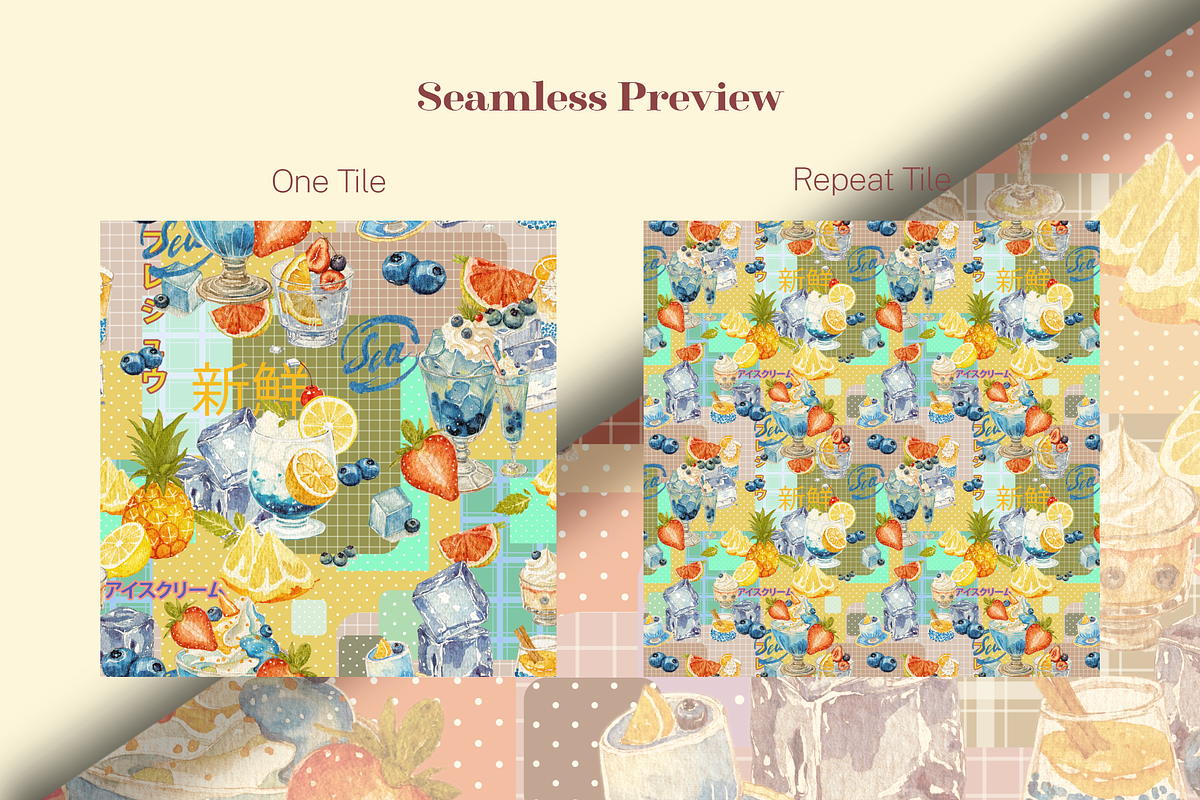 FRESHLY SEASONAL, a Pattern Graphic by rumacorakstudio (Photo 5 of 6)