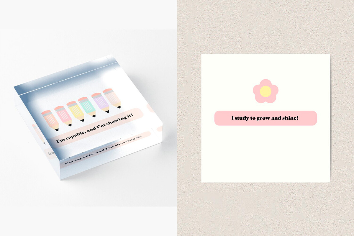 Kawaii School & Study Sticker Pack, an Education Illustration by ElicoelhoDesign Shop (Photo 7 of 8)