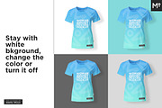 Men & Women Ghost T-shirt Mock-up, a Shirt Mockup by Mocca Mockups Store (Thumbnail 12 of 15)