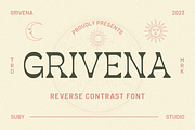 Grivena, a Serif Font by Suby Studio (Thumbnail 1 of 5)
