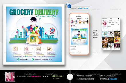 Grocery Delivery Flyer