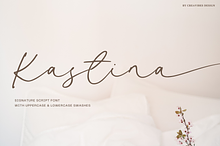 Kastina - Signature Script Font