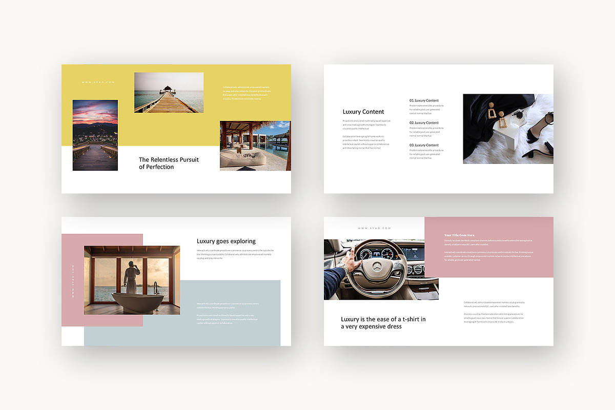 Syao : Lifestyle Deal Google Slides, a Presentation Template by Punkl Camp (Photo 8 of 16)