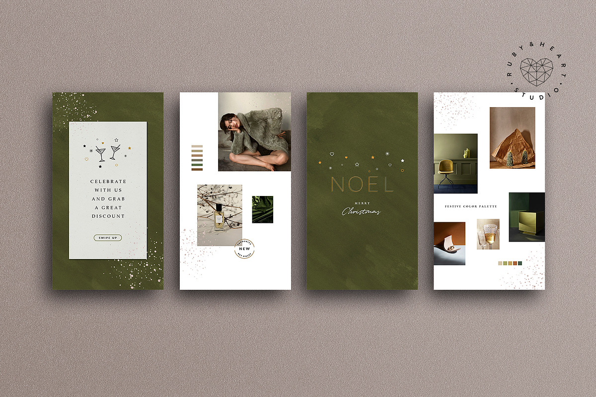 ANIMATED Holiday Instagram Stories, a Social Media Template by Ruby&Heart Studio (Photo 8 of 9)