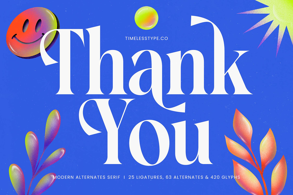 Blinky Kalmie Modern Alternate Serif, a Serif Font by timelesstype.co (Photo 20 of 20)