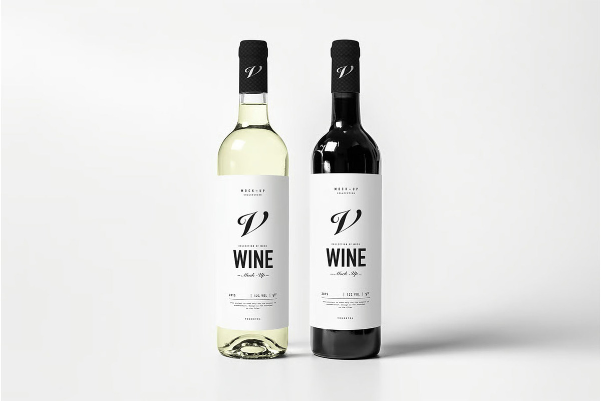 Wine Mock-up, a Product Mockup by zippypixelstudio (Photo 6 of 11)