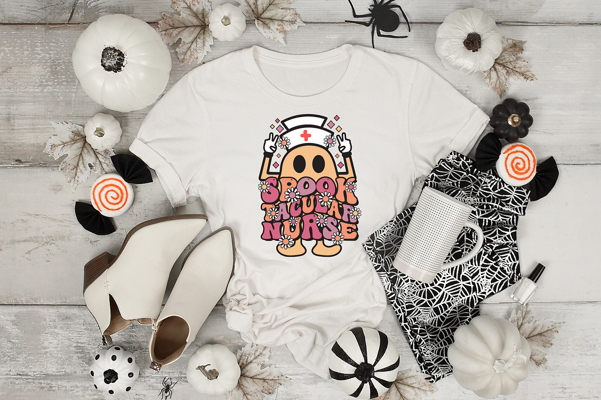Halloween Nurse Sublimation Bundle, a Graphic by CraftlabSVG (Photo 11 of 15)