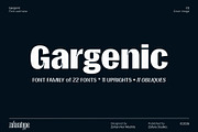 Gargenic, a Sans Serif Font by Zafara Studios (Thumbnail 1 of 12)