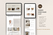 Hairstylist Booking Website in Canva, a Landing Page Template by HAYAG Creatives (Thumbnail 2 of 8)