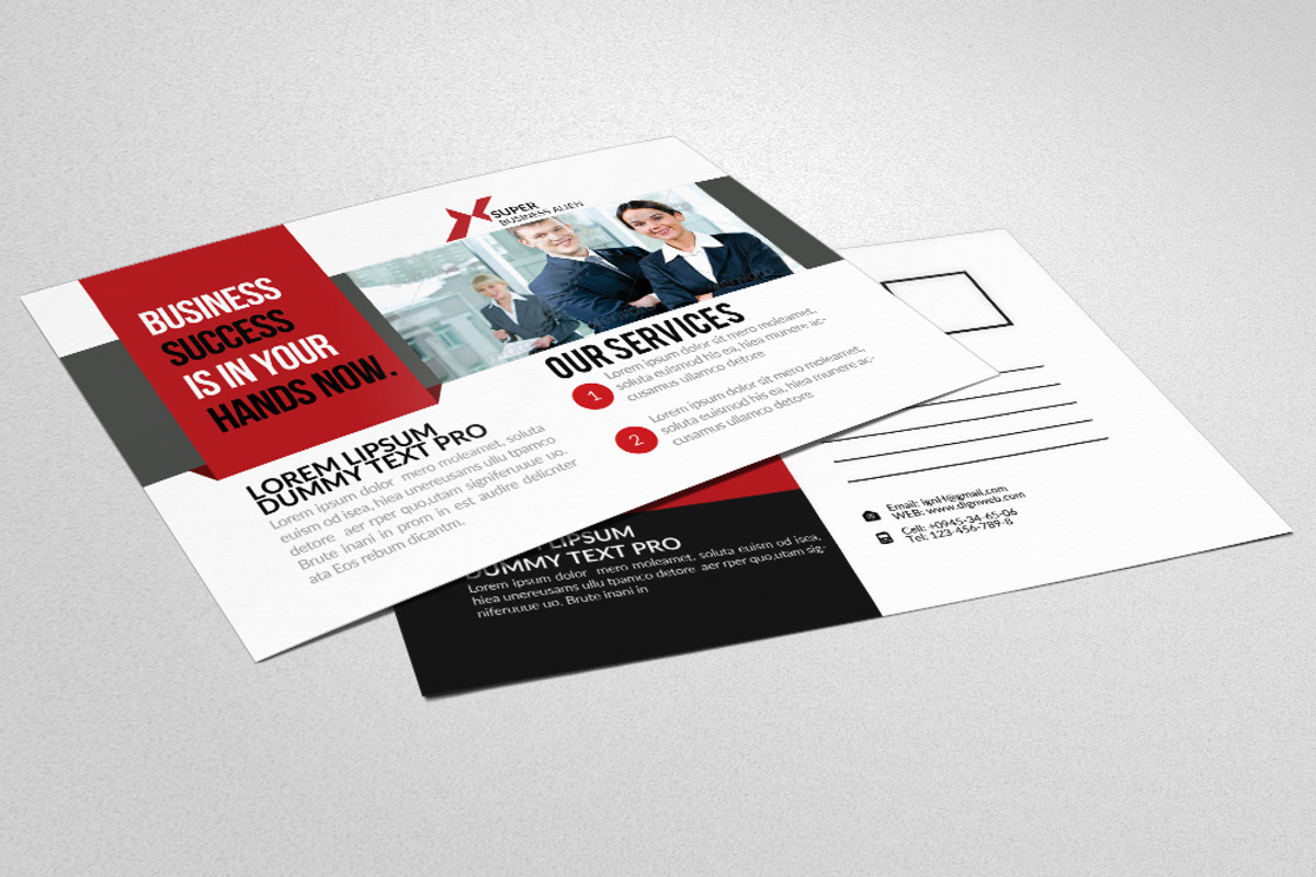 Business Finance Company Postcard, a Card Template by Business Flyers (Photo 1 of 4)