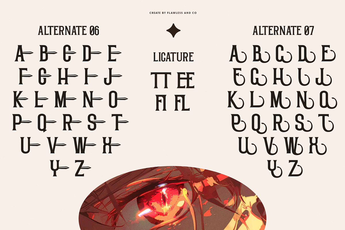 Glathor - Decorative Font, a Font by Flawless And Co (Photo 10 of 10)