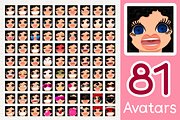 vector BIG avatars SET, a Templates & Theme by WINDmade (Thumbnail 34 of 40)