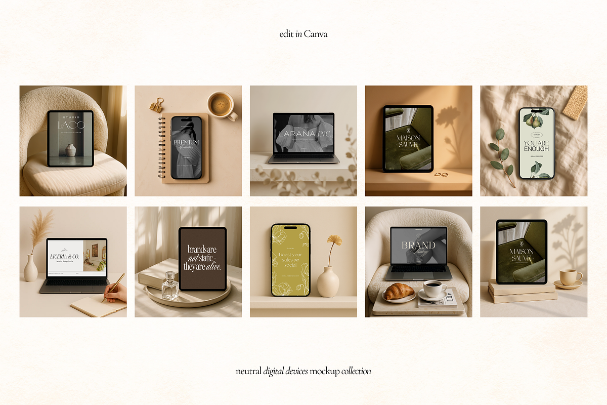 50 Digital Device Mockups Canva, a Mac Mockup by Matisse Studio (Photo 9 of 10)