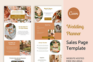 Sales Page Template - Canva Template, a Landing Page Template by Deepa Template Studio