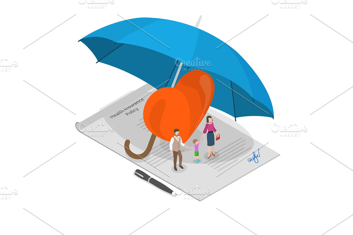 Insurance Set 01, a Person Illustration by AndriiStore (Photo 8 of 11)