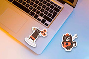Cats in love sticker pack, an Object Graphic by NataLyaroArt (Thumbnail 3 of 3)