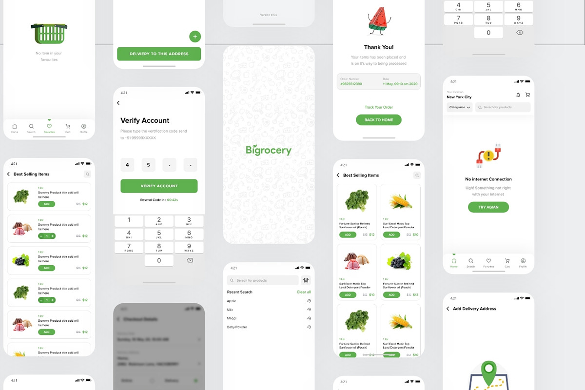 Bigrocery UI Kit, an UI Kit Template by SyalUIUX (Photo 8 of 8)