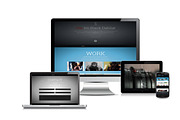Black Dahlia, a Websites & App Template by Made in Cardiff (Thumbnail 1 of 3)