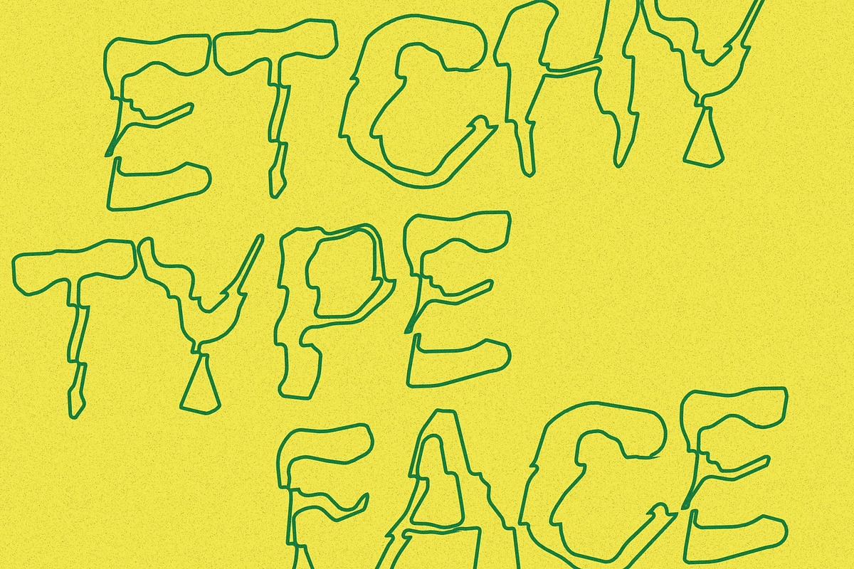 CS Weldon Rippled, a Sans Serif Font by Craft Supply Co. (Photo 2 of 8)