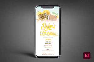 Birthday Getaway Digital Flyer