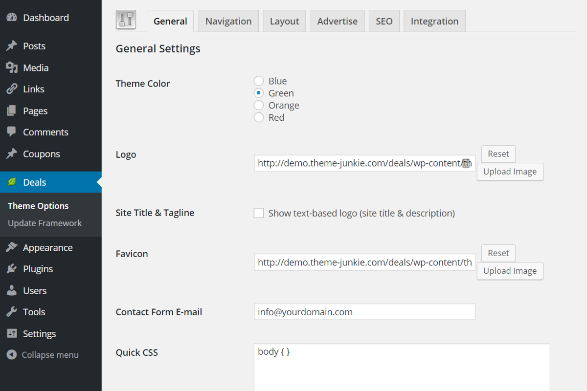 Deals WordPress Theme, a WordPress Template by Theme Junkie (Photo 3 of 4)